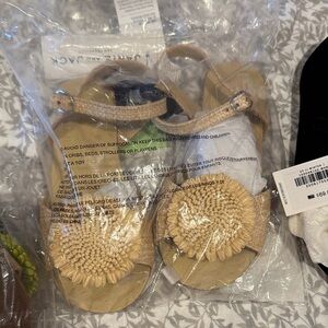 Janie and Jack Tan Woven Sandals